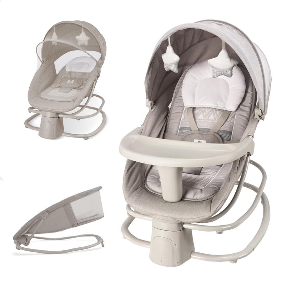 Mastela 4in1 Baby Bassinet Swing with Tray