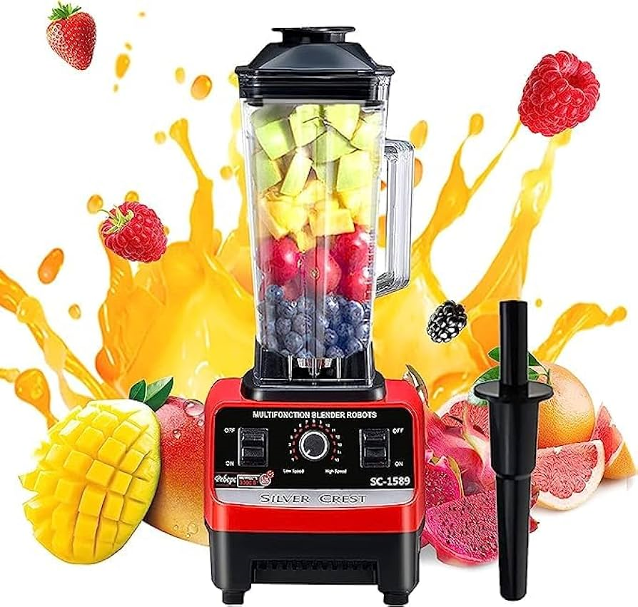 Silver Crest 2-in-1 Juicer Blender - 4500W - Image 4