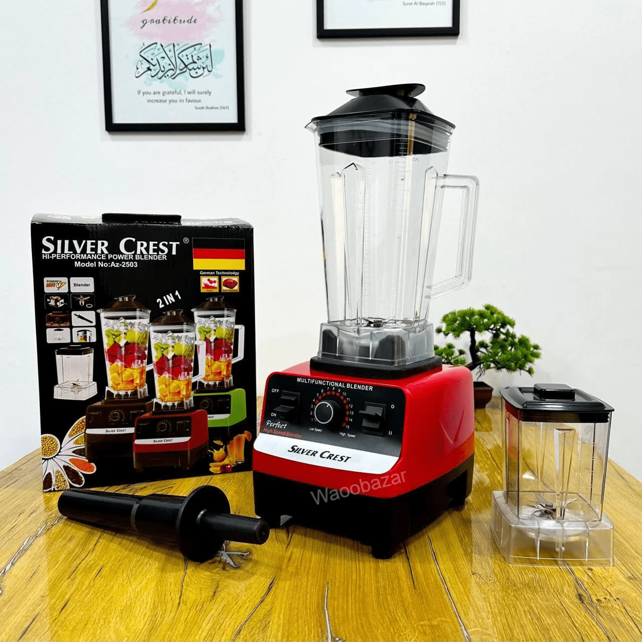 Silver Crest 2-in-1 Juicer Blender