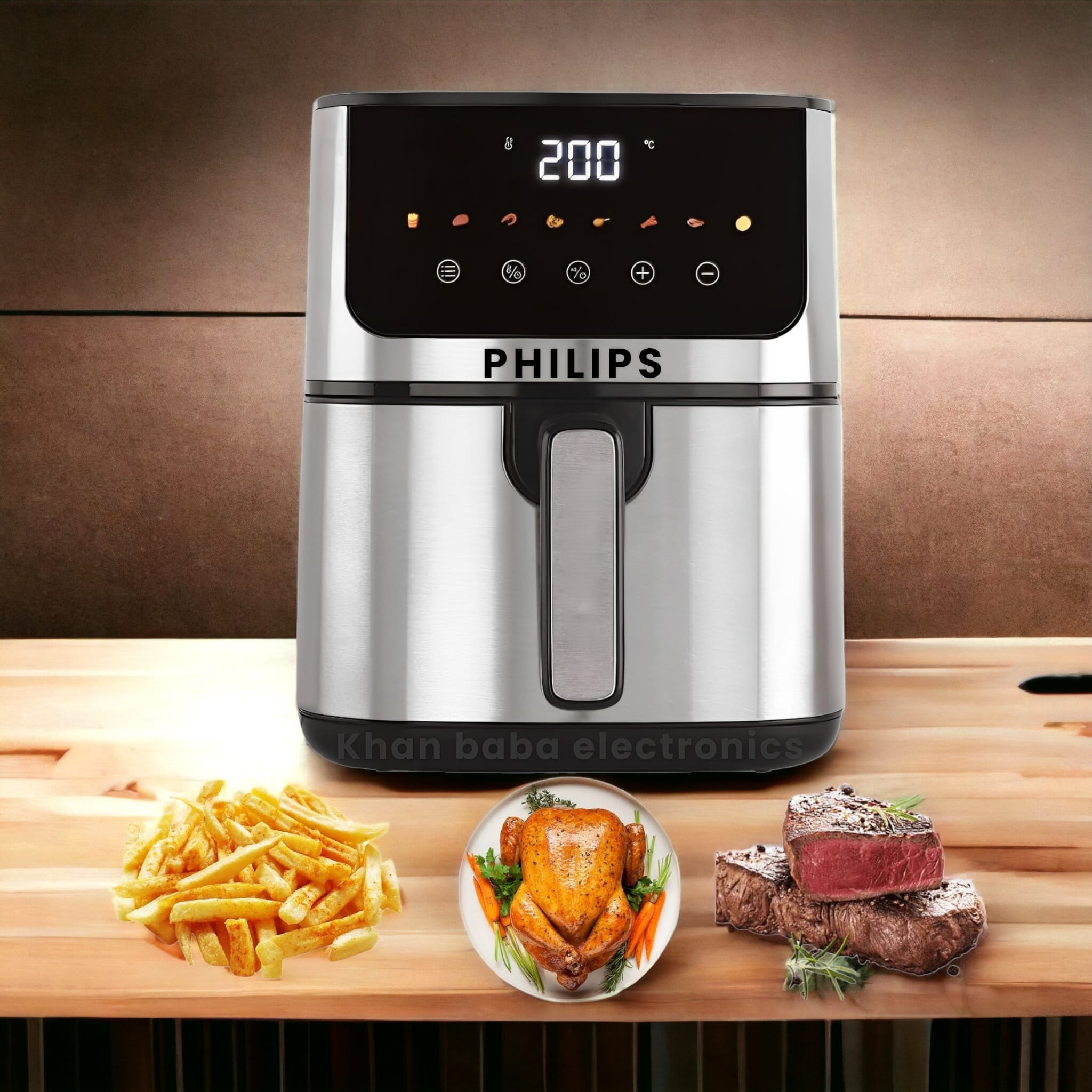 ir Fryer Digital Touch Display