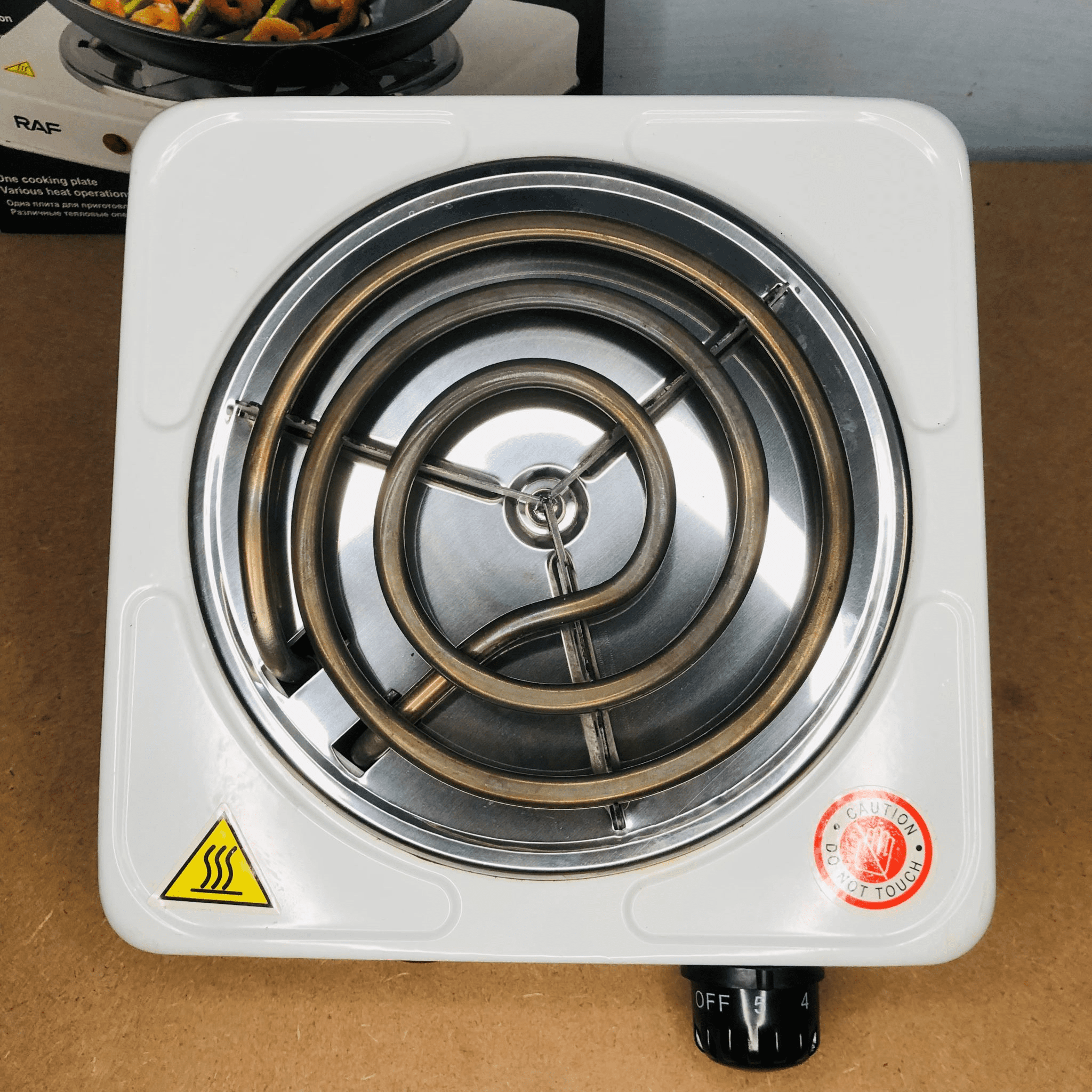 RAF R8010B Electric Stove 1000W Hot Plate - Image 2