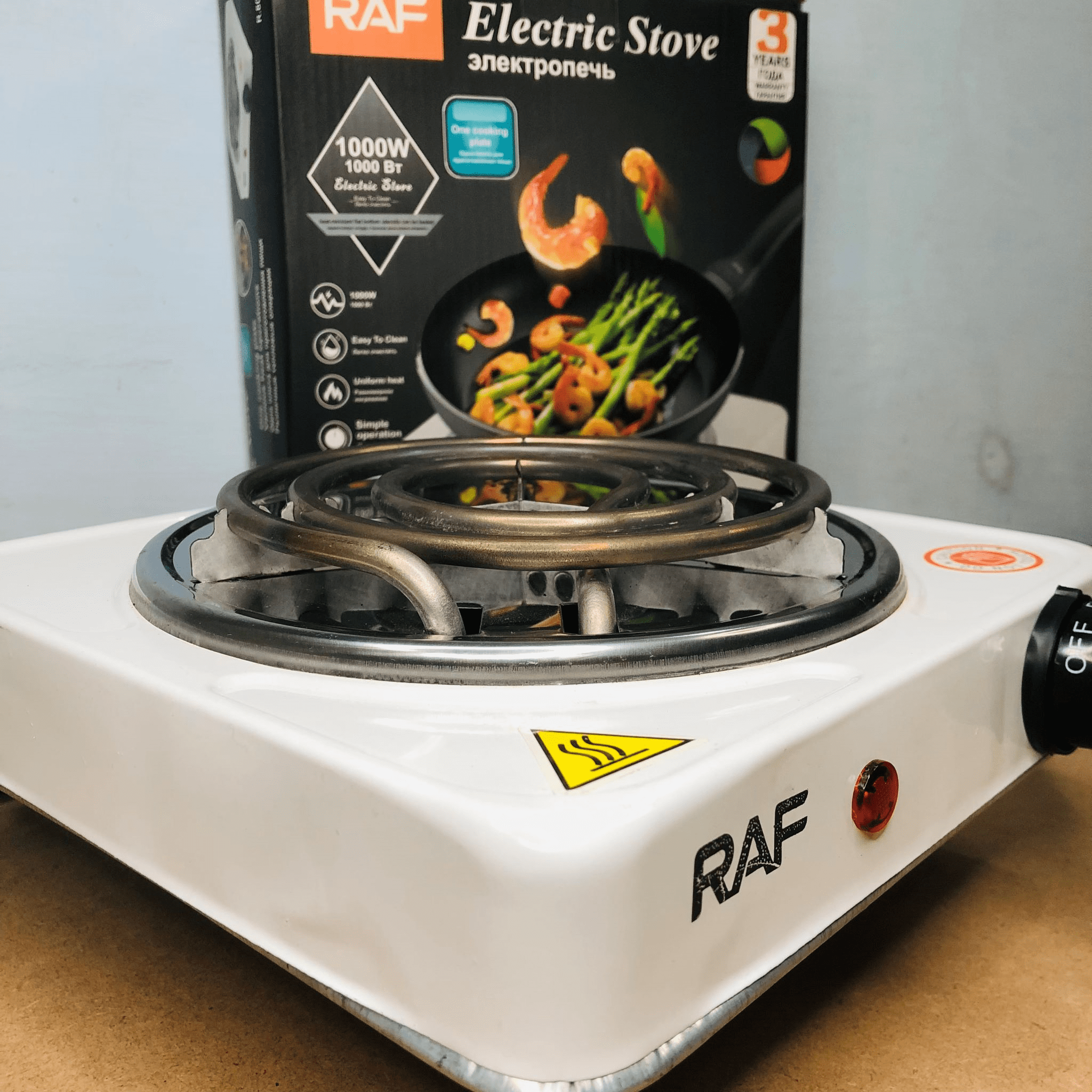 RAF R8010B Electric Stove 1000W Hot Plate - Image 3