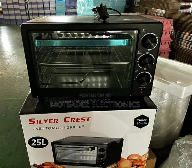 Silver Crest 25L Electric Oven Toaster Griller - Image 2