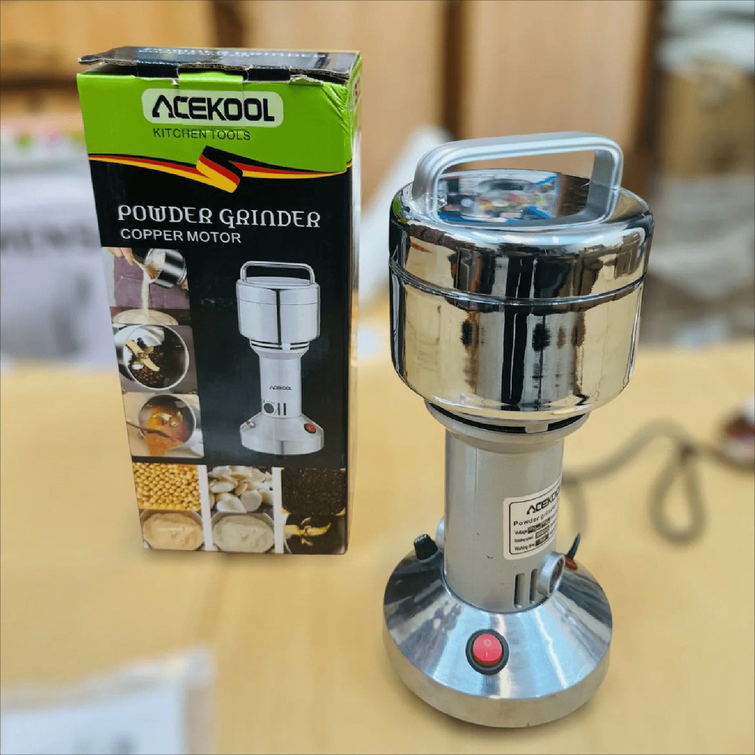 Electric Stainless Spice Grinder